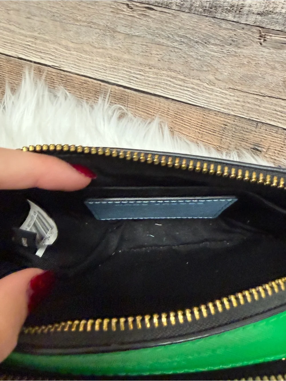 Marc Jacobs Leather Crossbody Blue &Green
